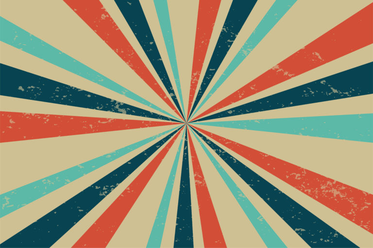 retro zoom sunburst rays classic background design